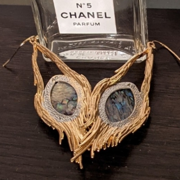 NWT Alexis Bittar Turquoise Gold Earrings - Picture 3 of 15